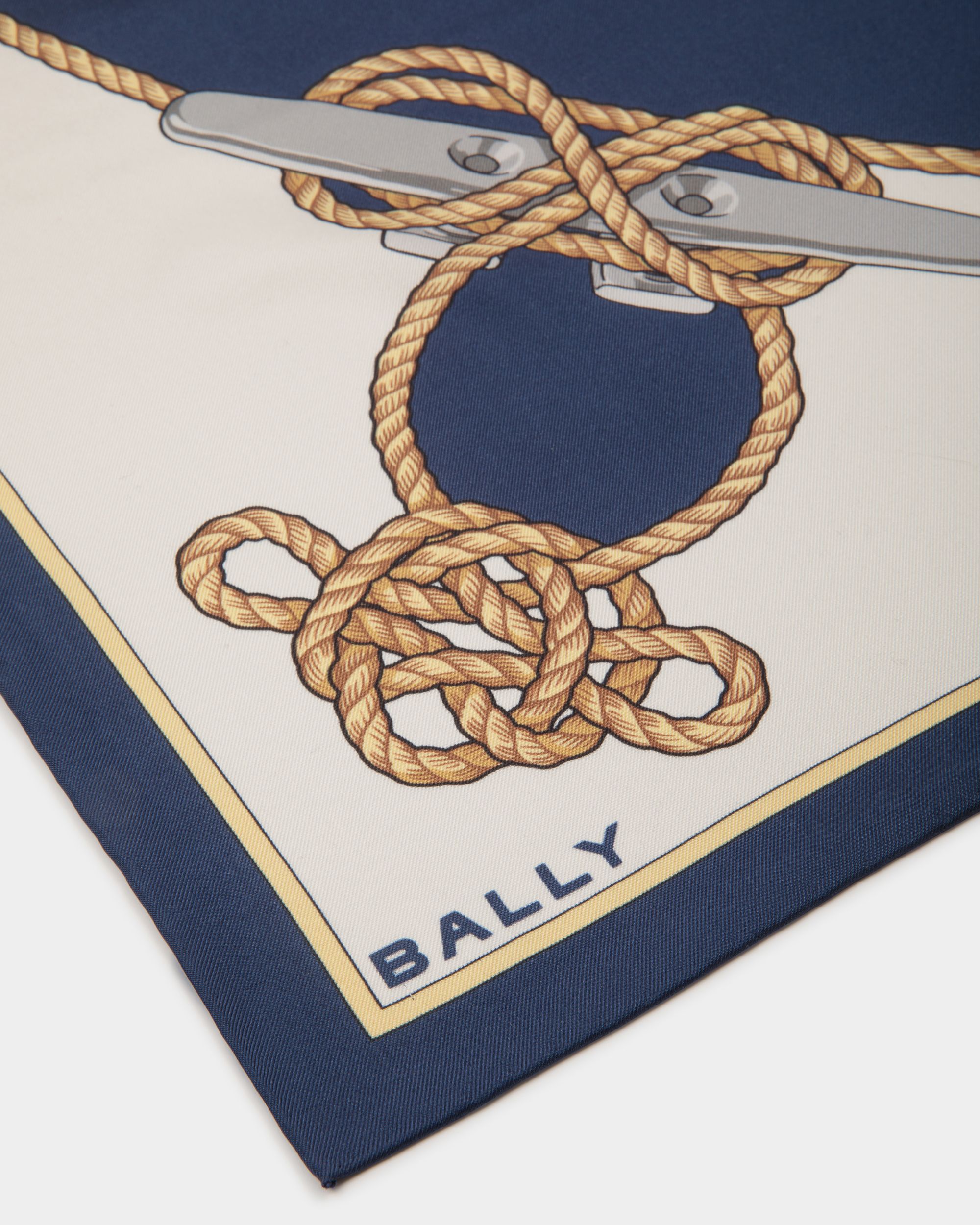 Schal Aus Mehrfarbiger Seide - Damen - Bally - 02