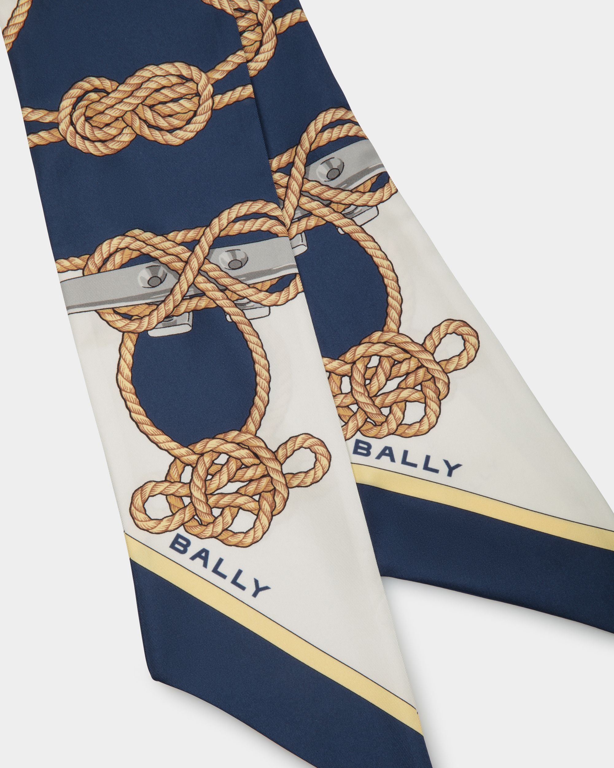 Halstuch Aus Mehrfarbiger Seide - Damen - Bally - 02