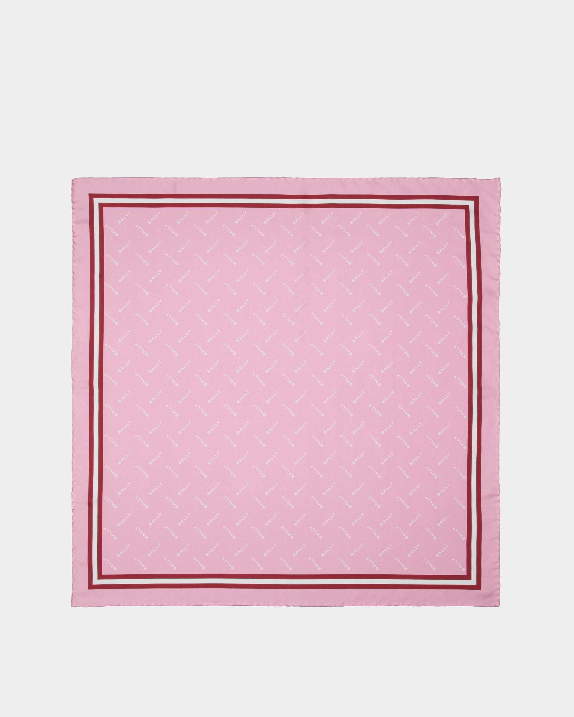 Schal Aus Rosa Seide - Damen - Bally - 01
