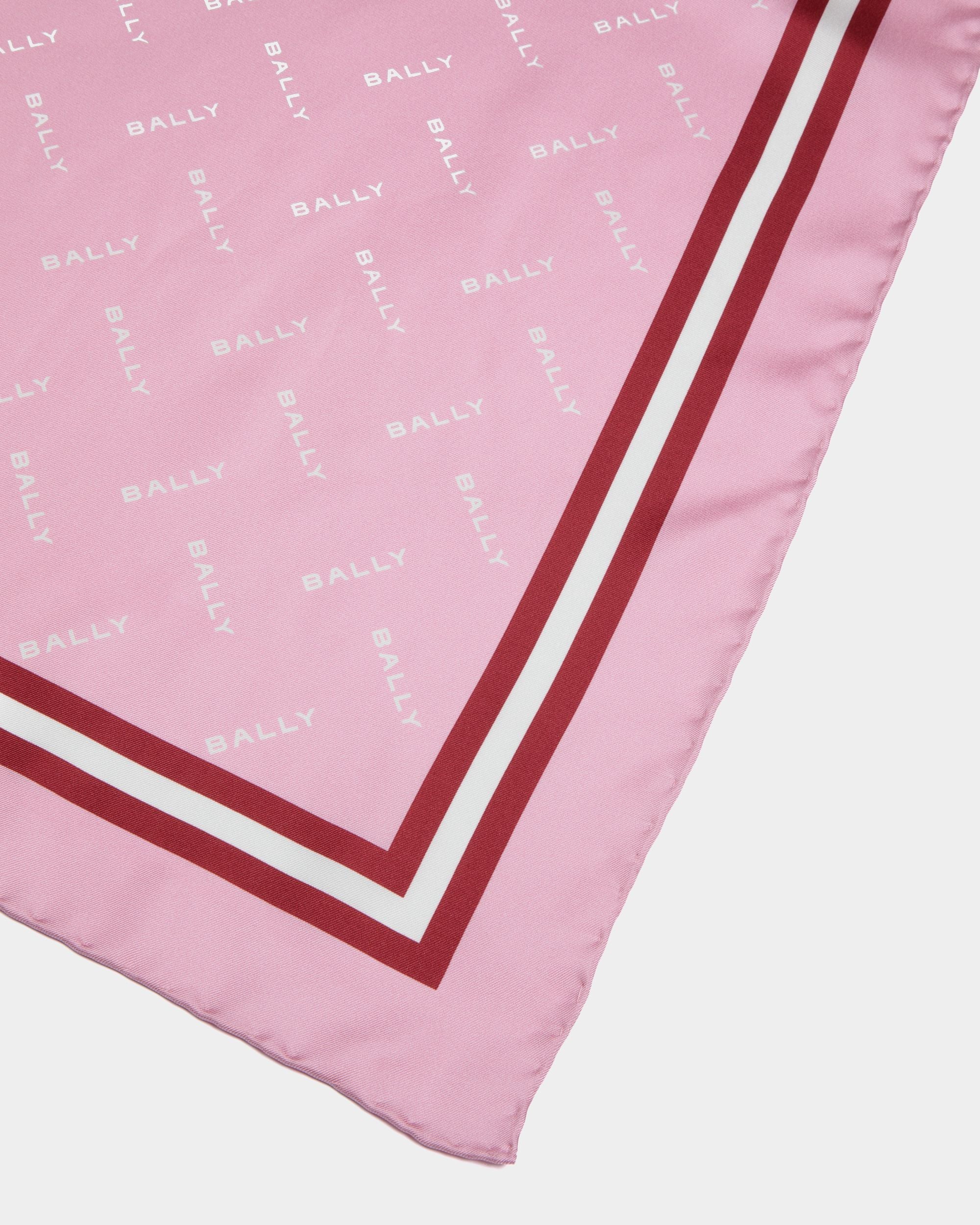 Schal Aus Rosa Seide - Damen - Bally - 02