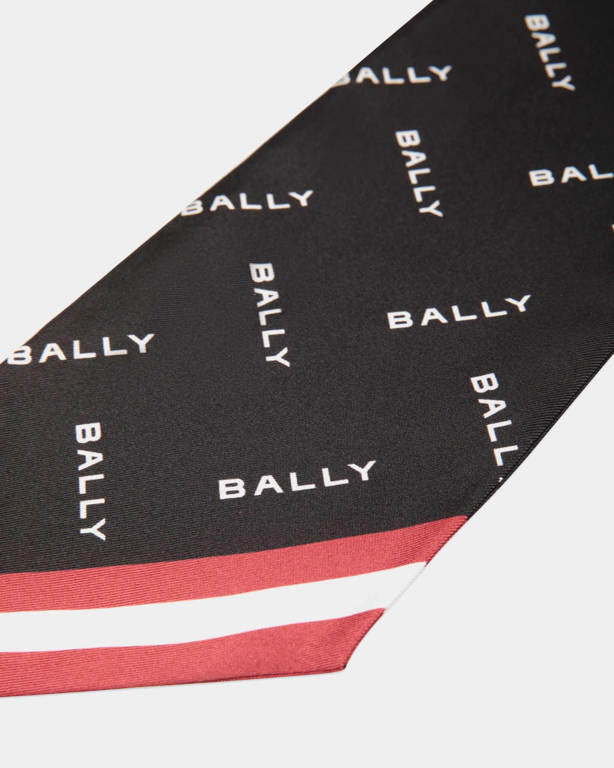 Tuch Aus Seide In Schwarz - Damen - Bally - 02