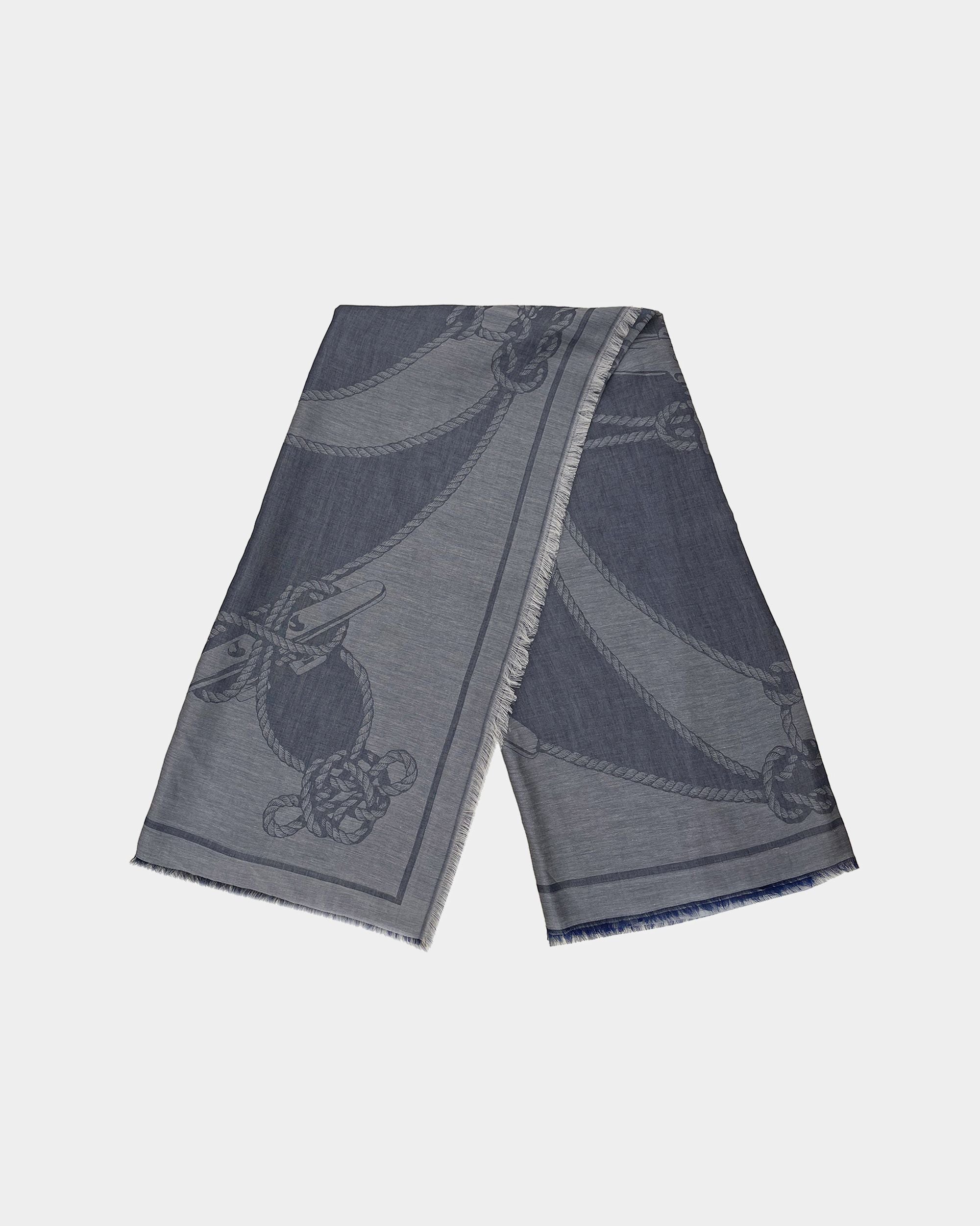 Schal Aus Baumwolle In Blau - Damen - Bally - 01