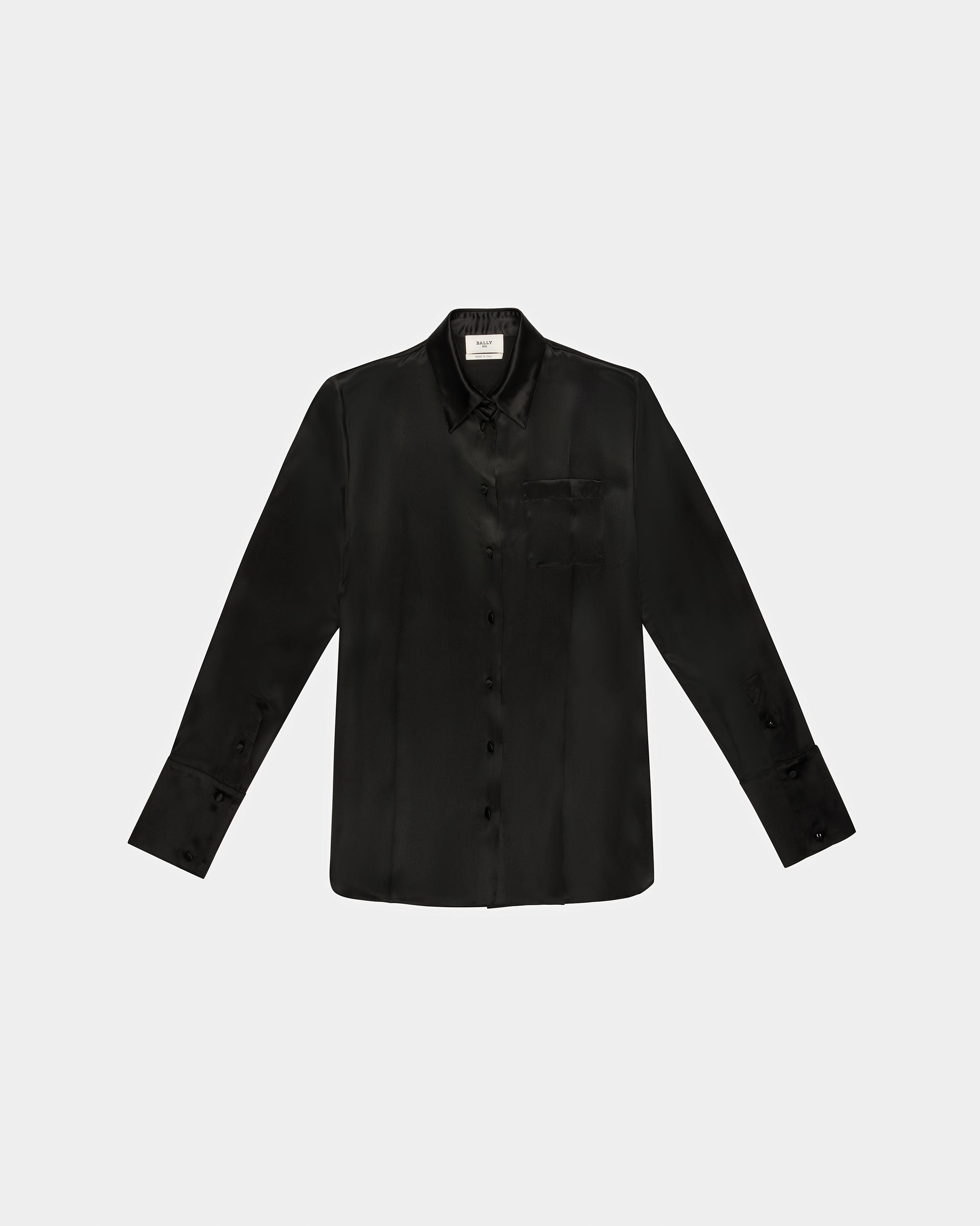 Seidenhemd Seidenhemd In Schwarz - Damen - Bally - 01