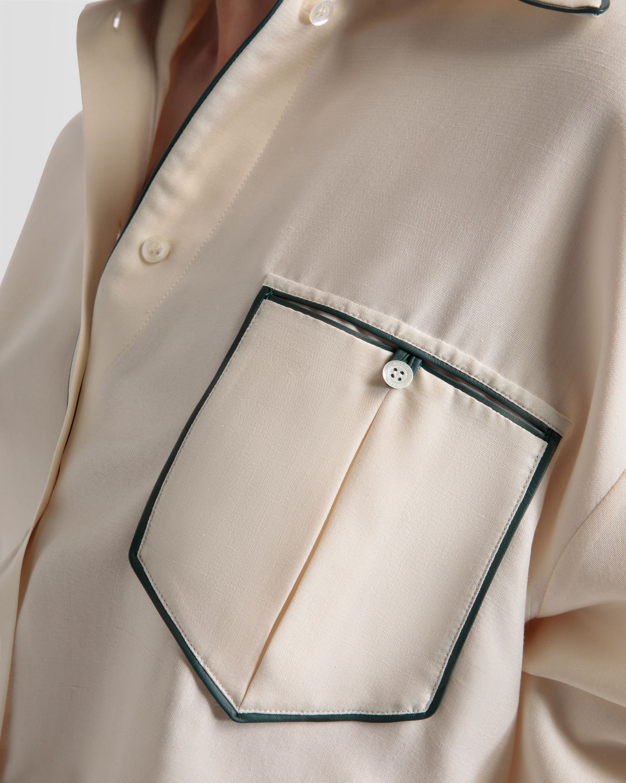 Legere Seidenbluse In Elfenbein - Damen - Bally - 03