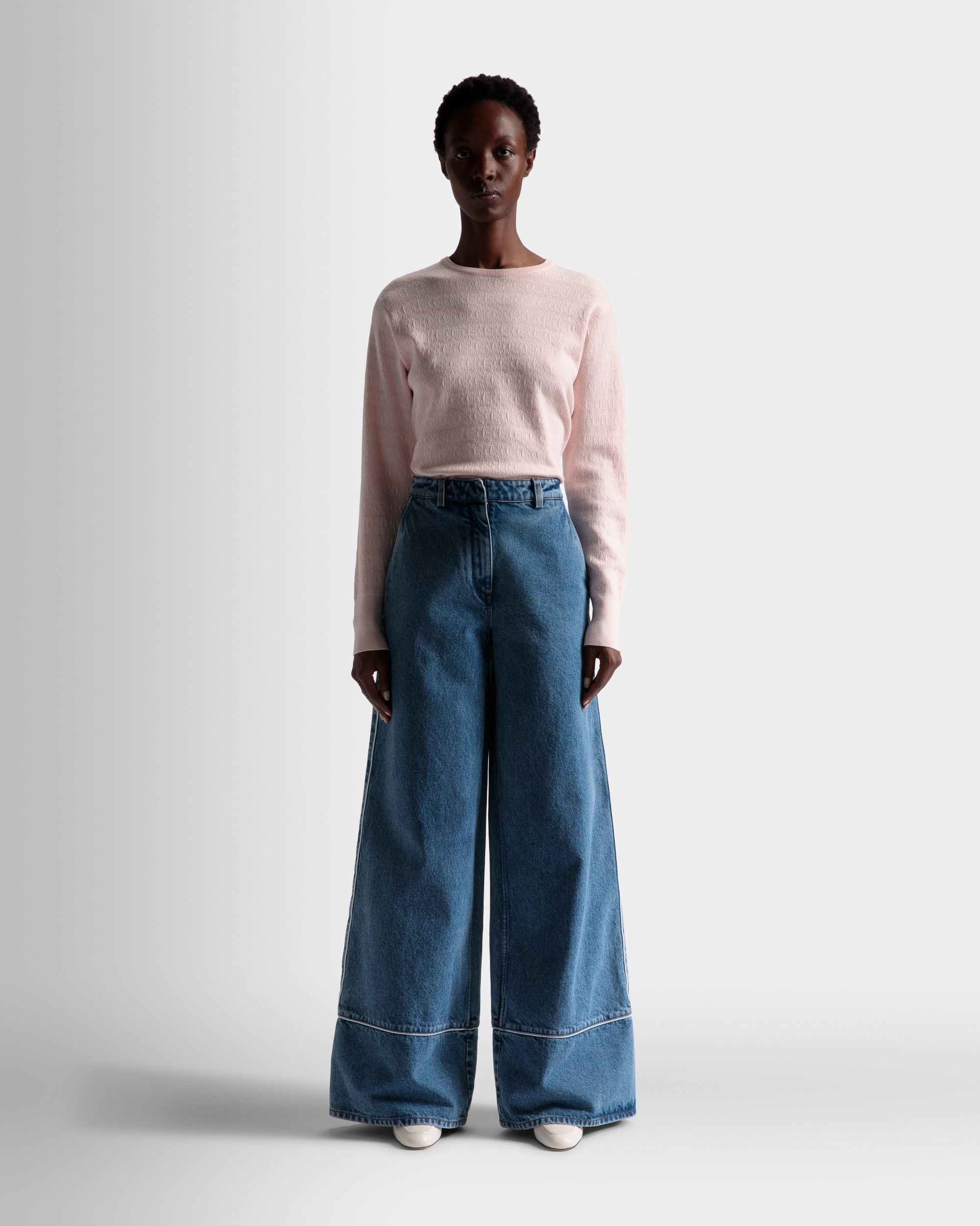Denimhose Aus Baumwolle in Hellblau - Damen - Bally - 02