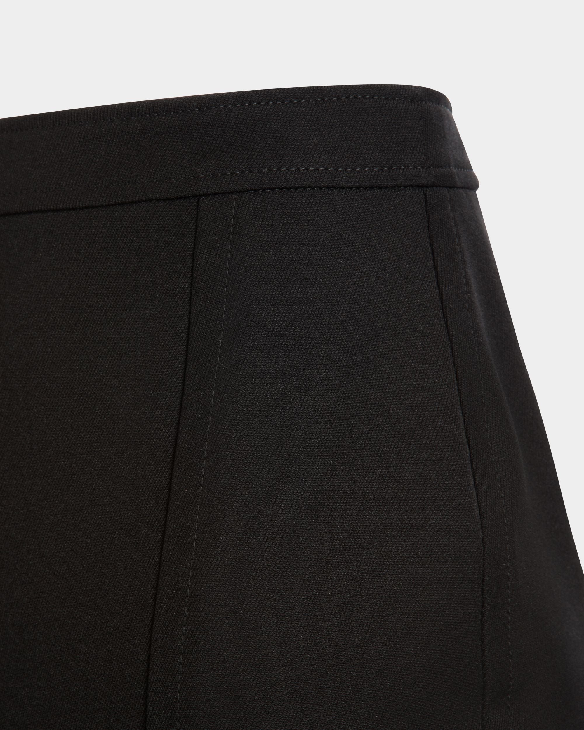 Midirock Aus Nylon-Gabardine In Schwarz - Damen - Bally - 04