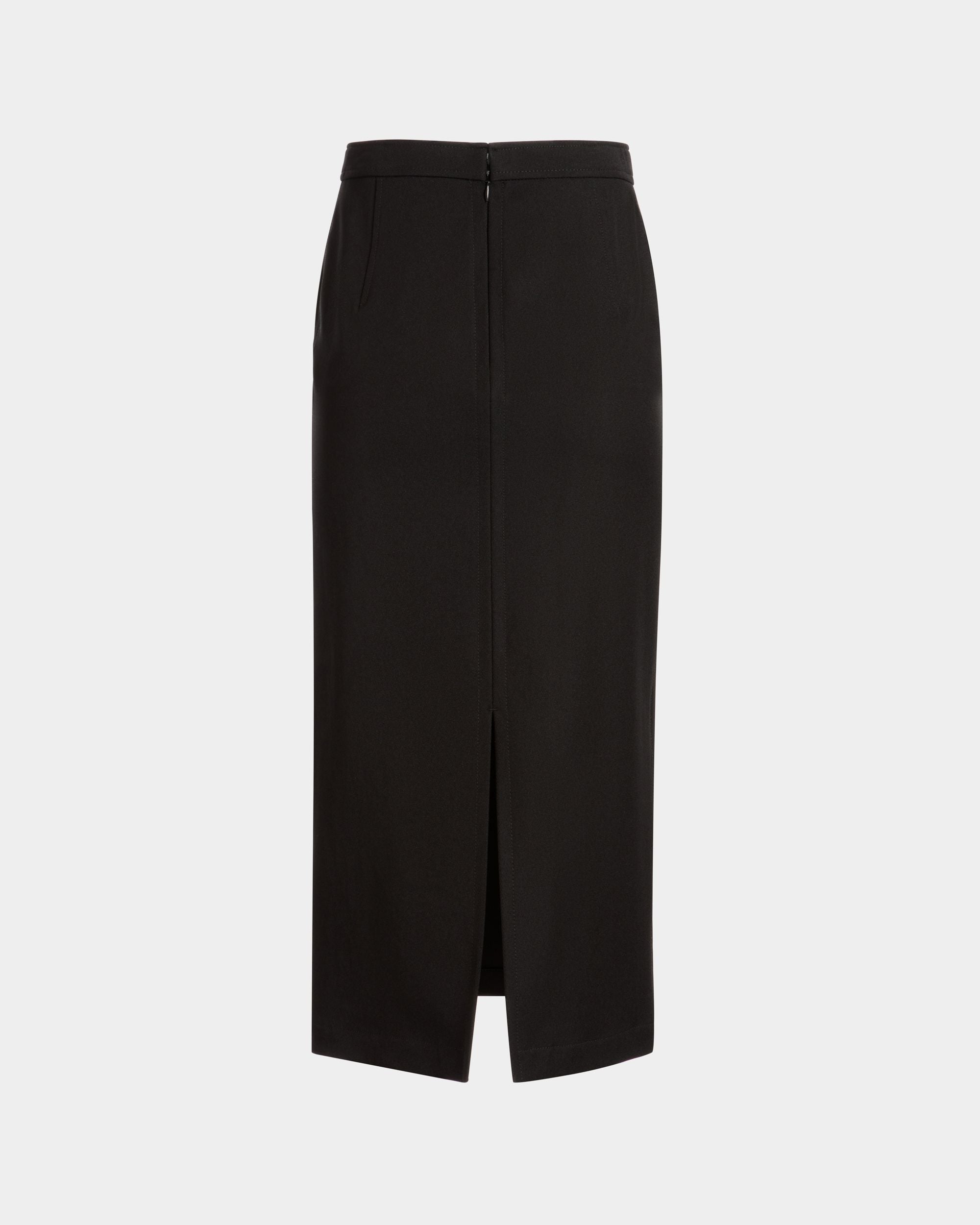 Midirock Aus Nylon-Gabardine In Schwarz - Damen - Bally - 07