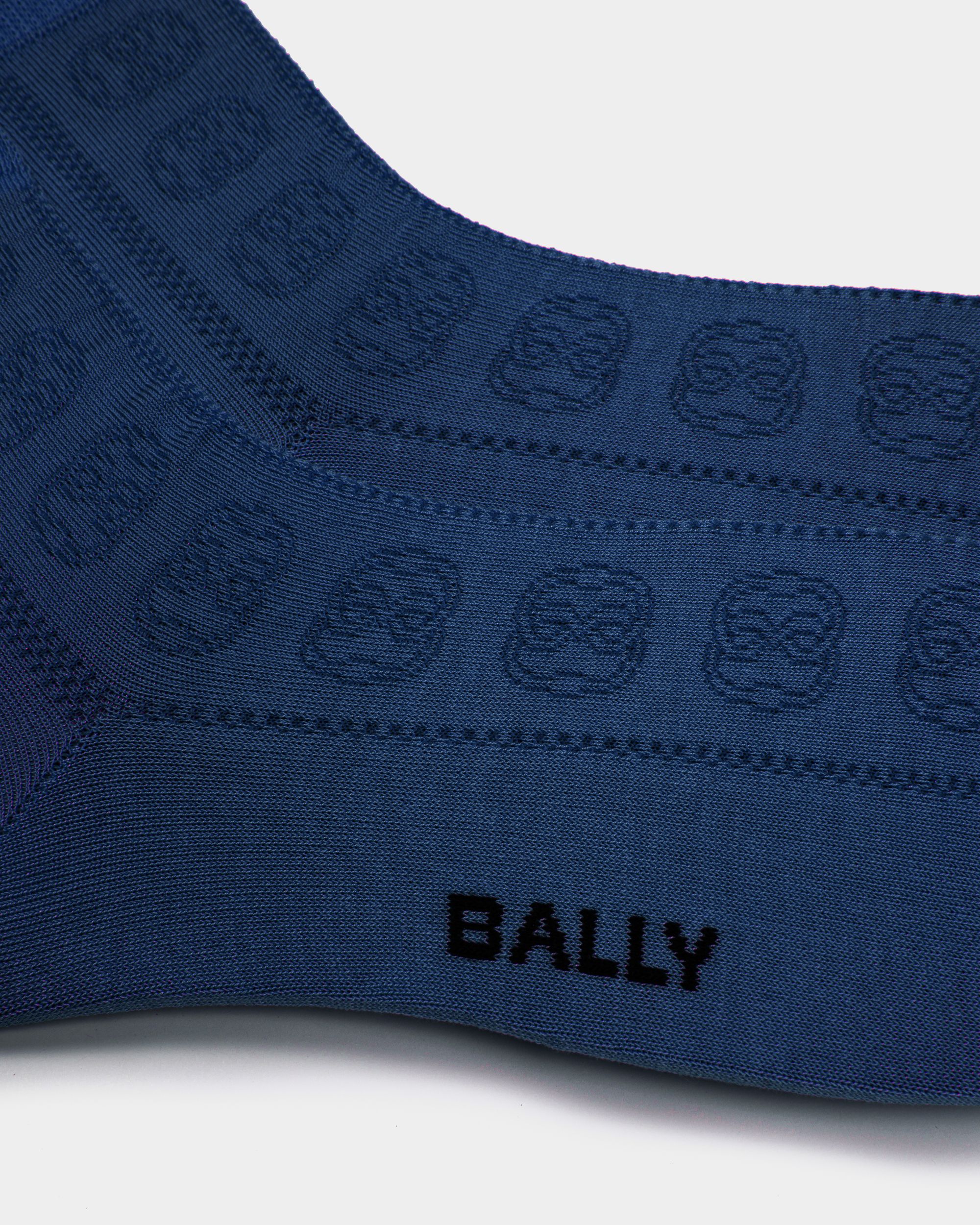 Socken Aus Baumwolle In Blau - Damen - Bally - 02