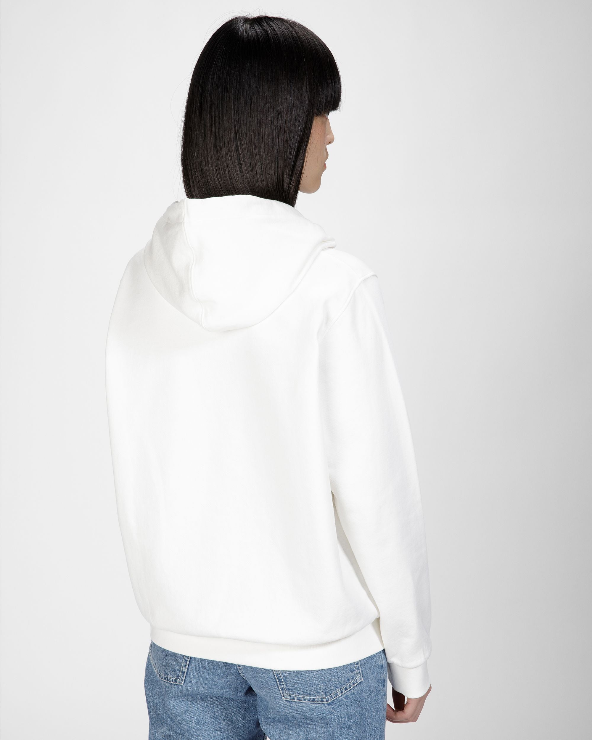 Fleece-Sweatshirt Fleece-Sweatshirt Aus Baumwollmischung In Elfenbein - Damen - Bally - 03