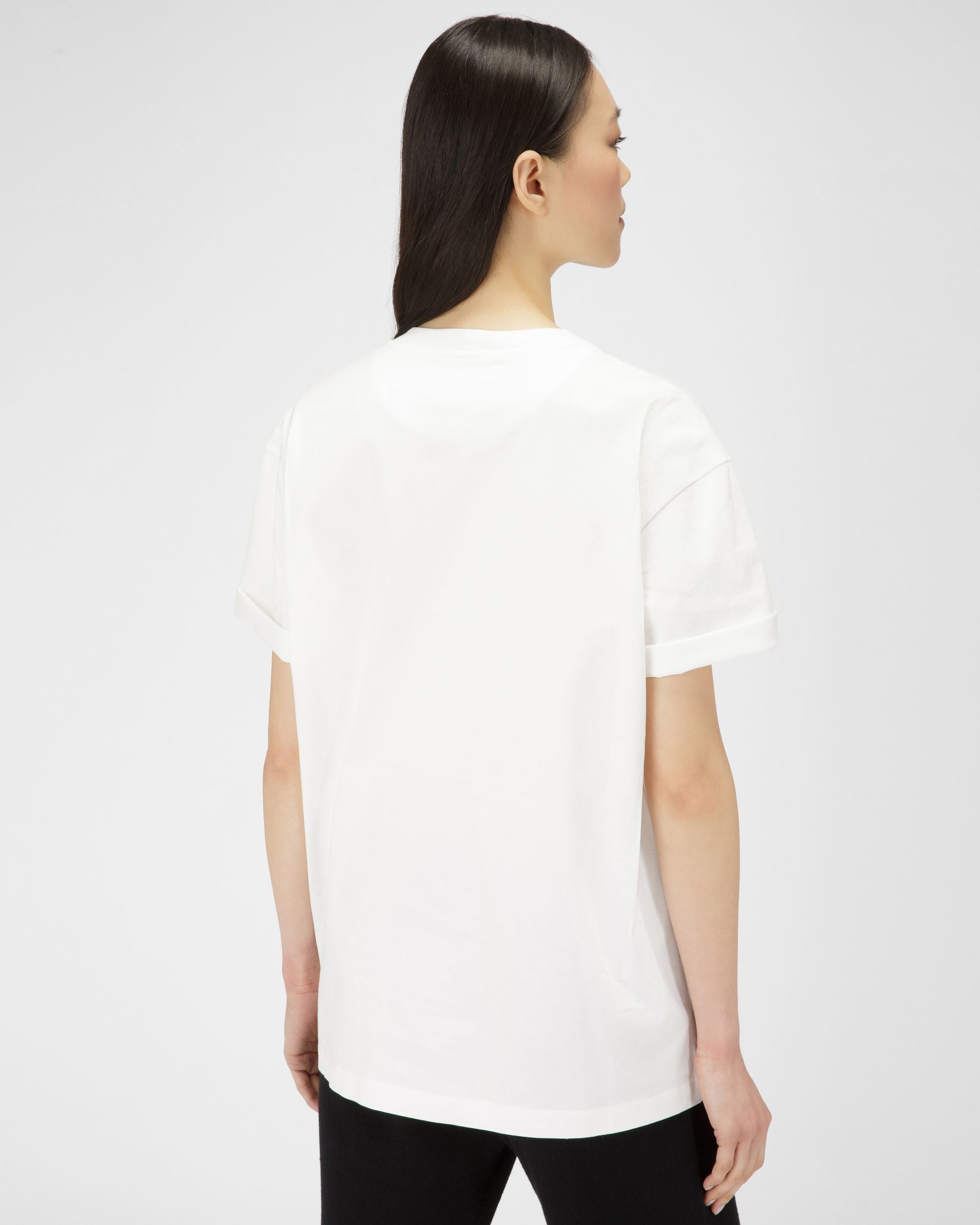 T-Shirt Mit Stickerei - Damen - Bally - 03