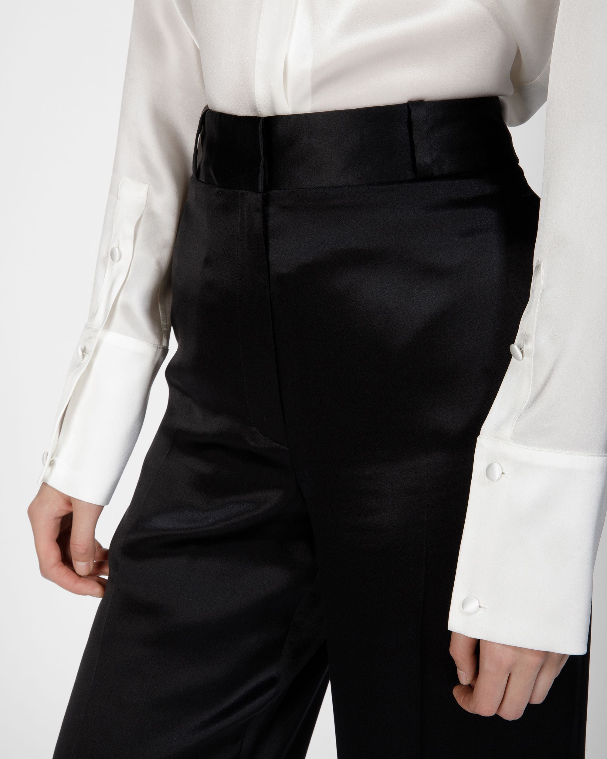 Seidenhose In Schwarz - Damen - Bally - 04