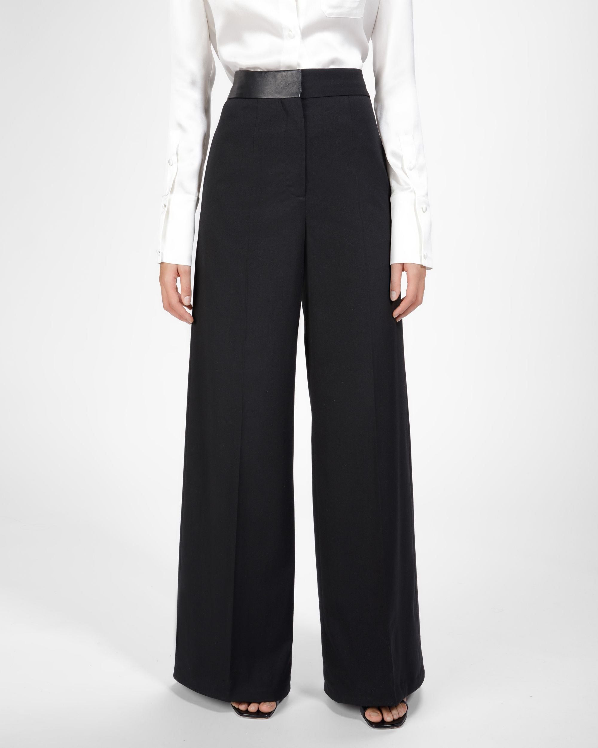 Wollmix-Hose In Schwarz - Damen - Bally - 02