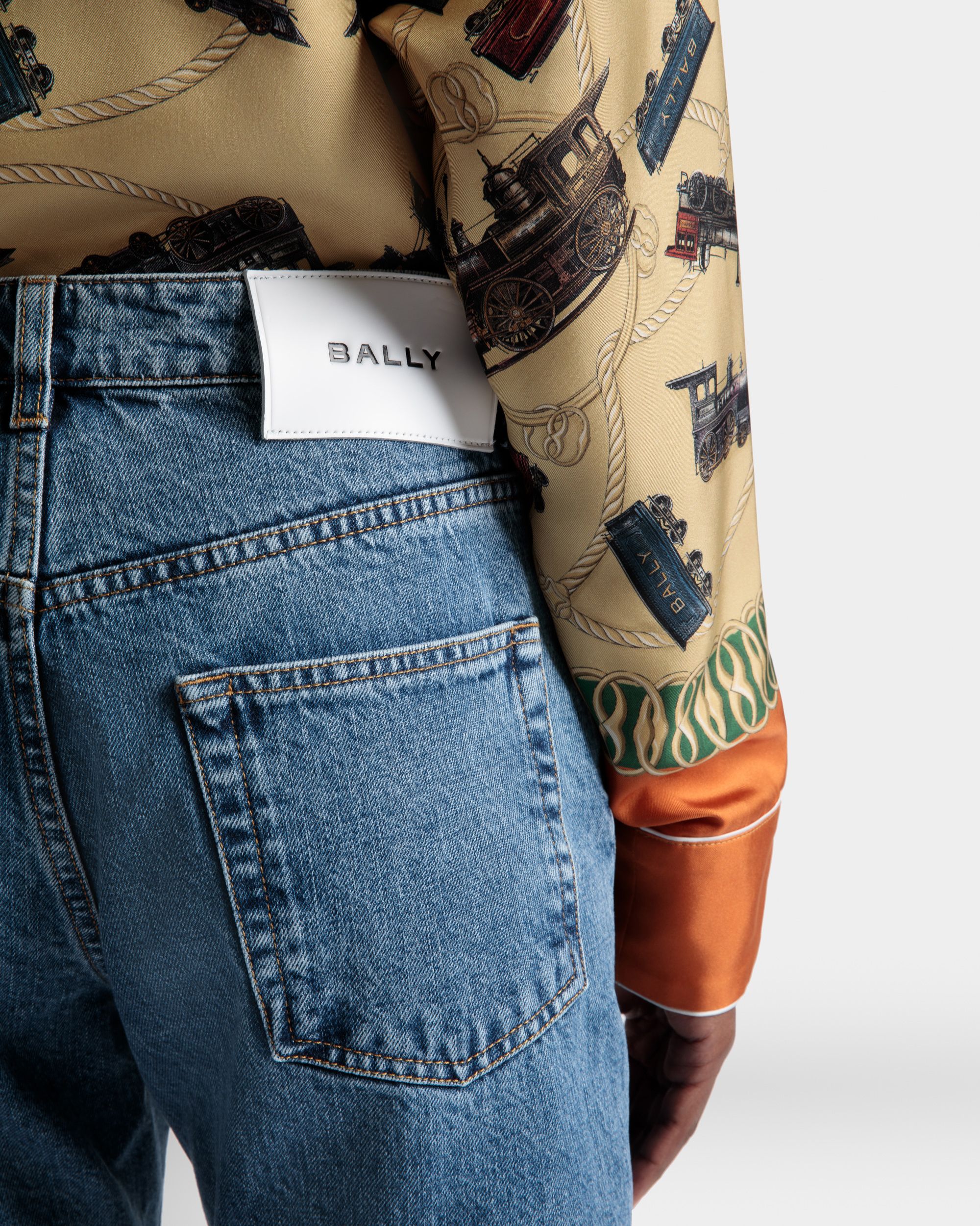 Hose Aus Hellblauem Denim - Damen - Bally - 04