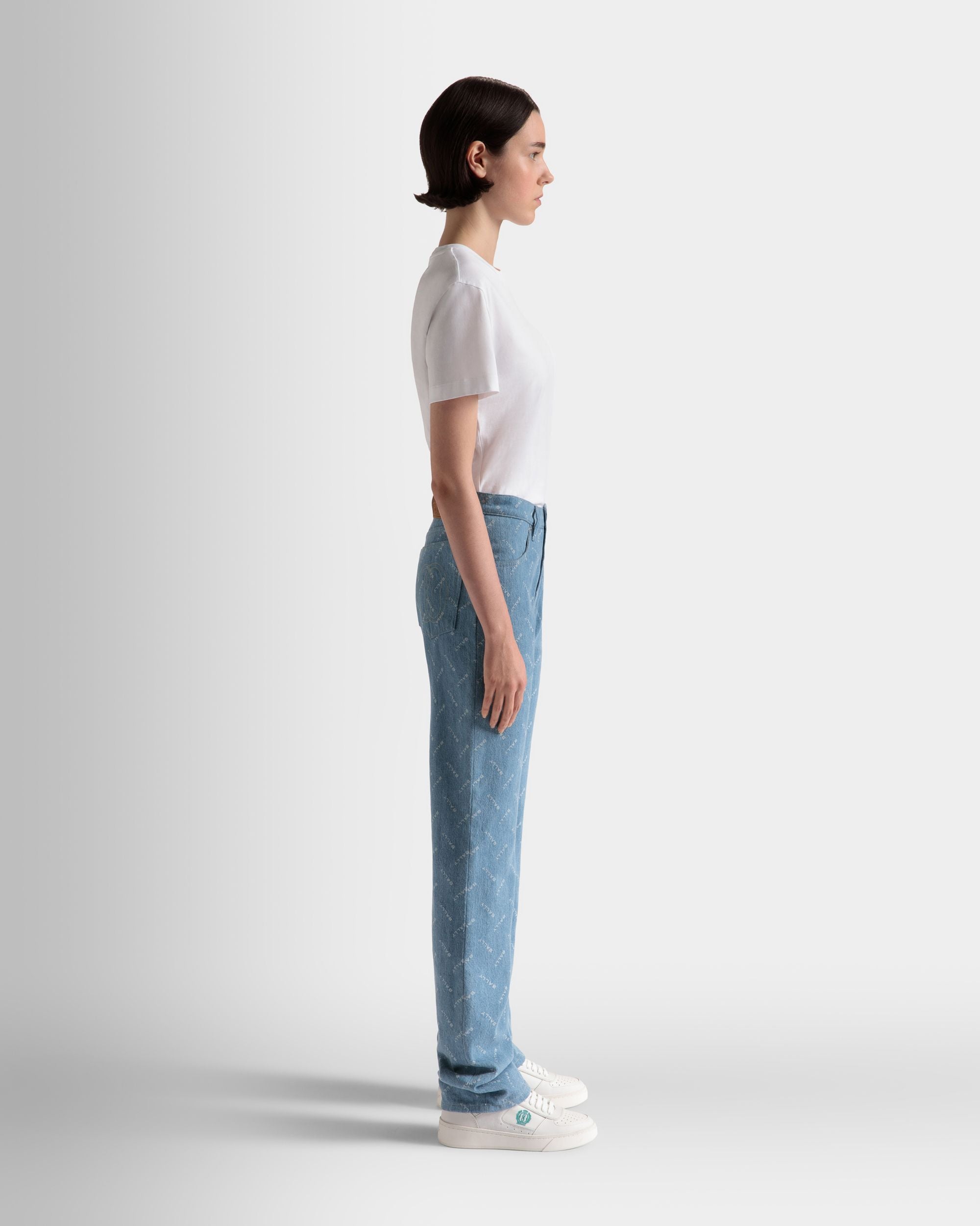 Jeanshose Aus Baumwolle In Hellblau - Damen - Bally - 05
