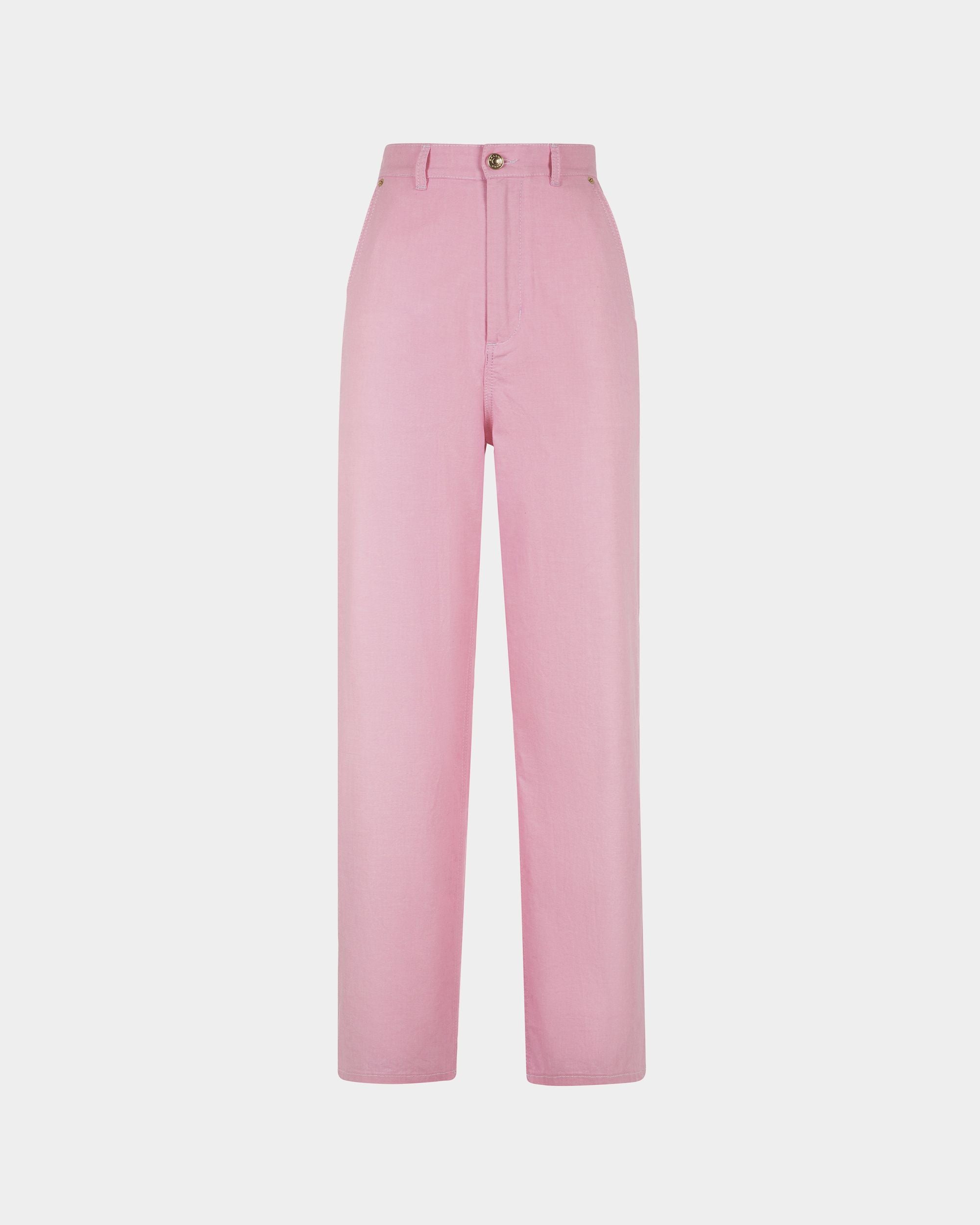 Hose Aus Baumwolle In Rosa - Damen - Bally - 01