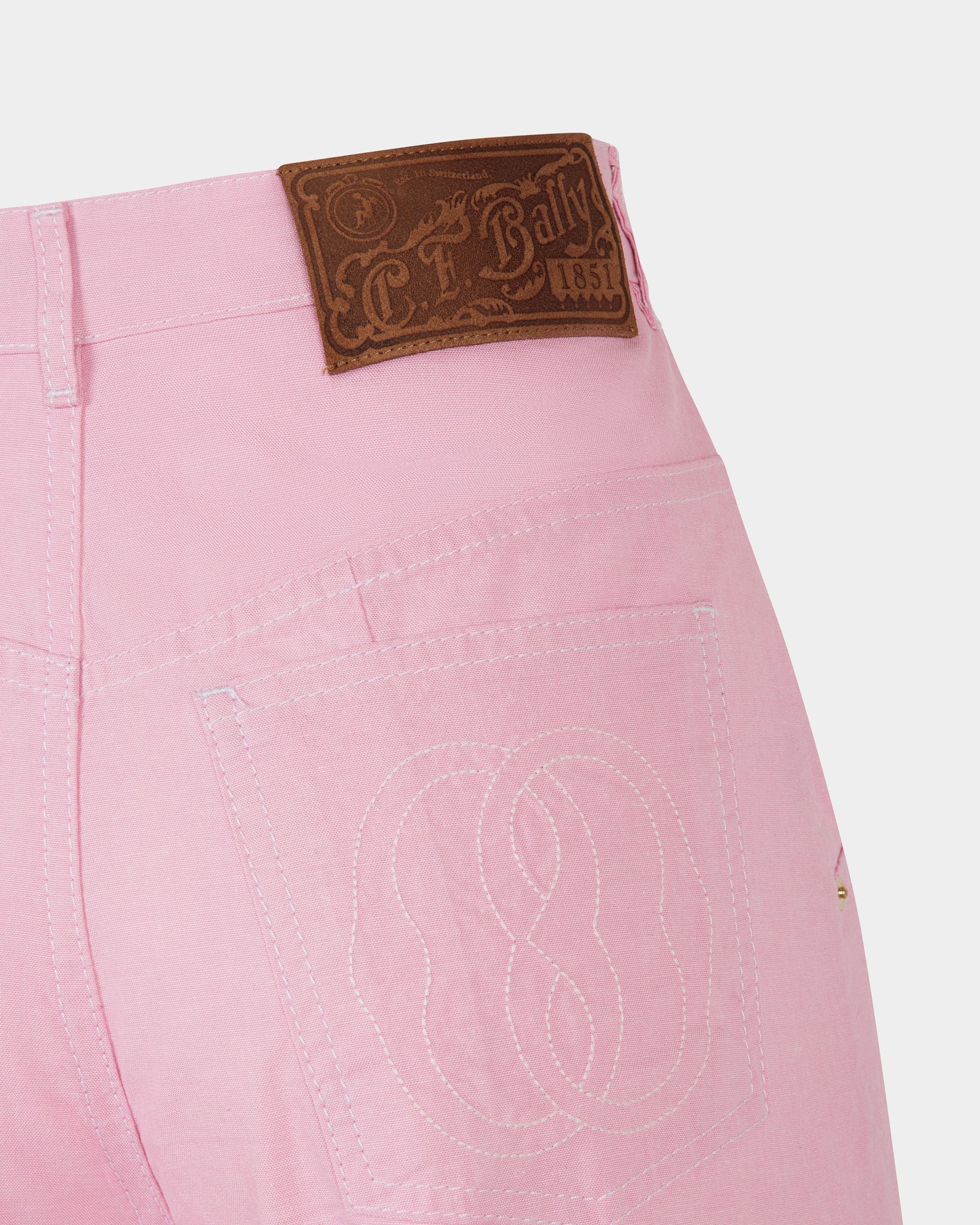 Hose Aus Baumwolle In Rosa - Damen - Bally - 02
