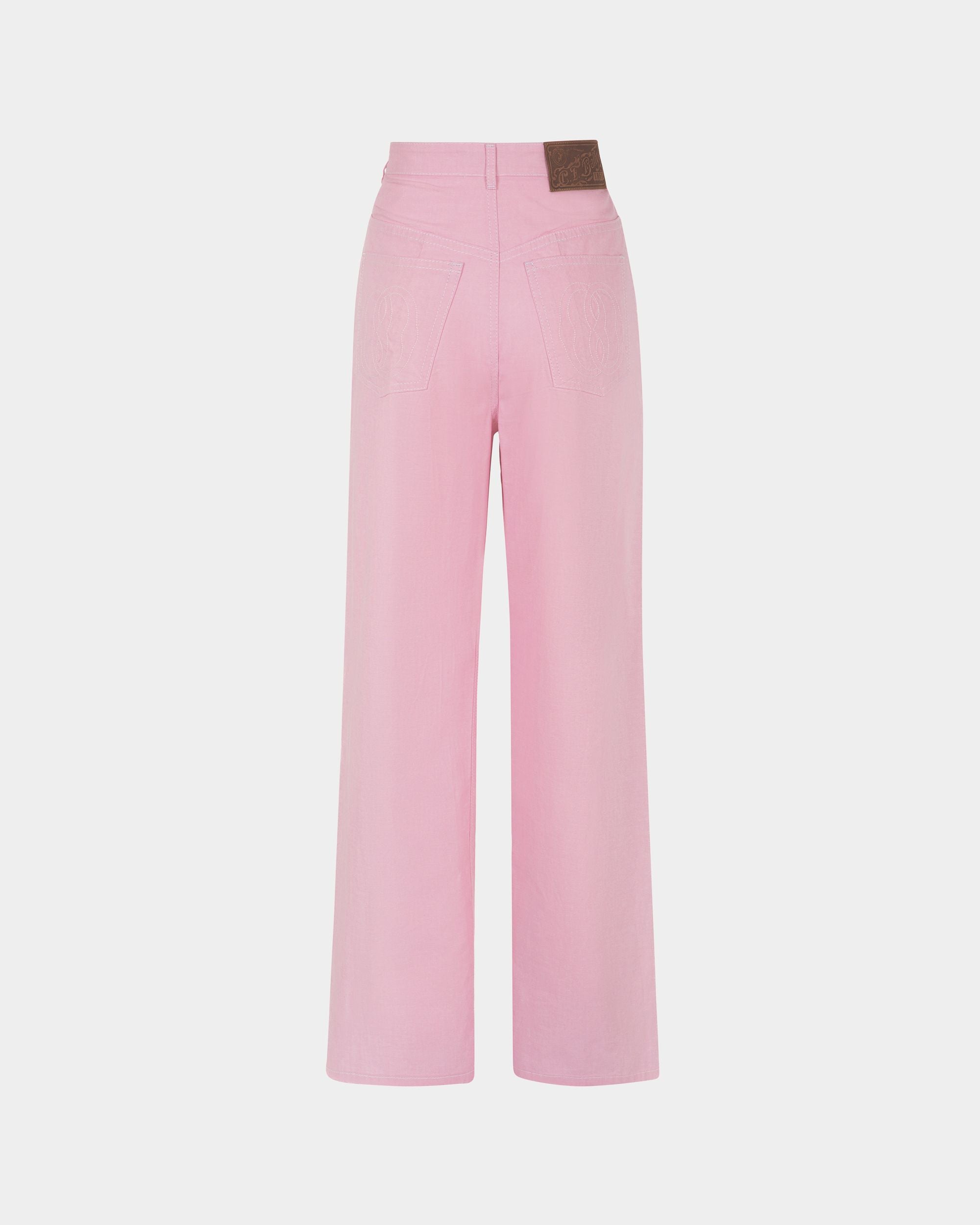 Hose Aus Baumwolle In Rosa - Damen - Bally - 03