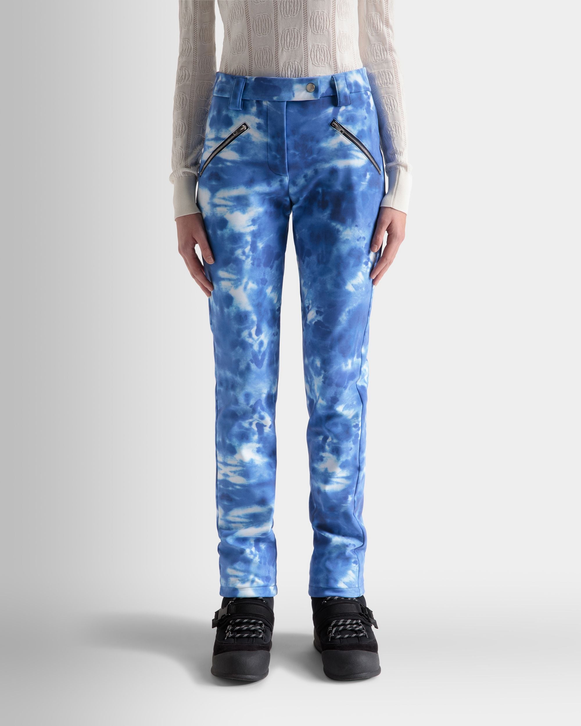 Stretch-Hose In Blau - Damen - Bally - 03