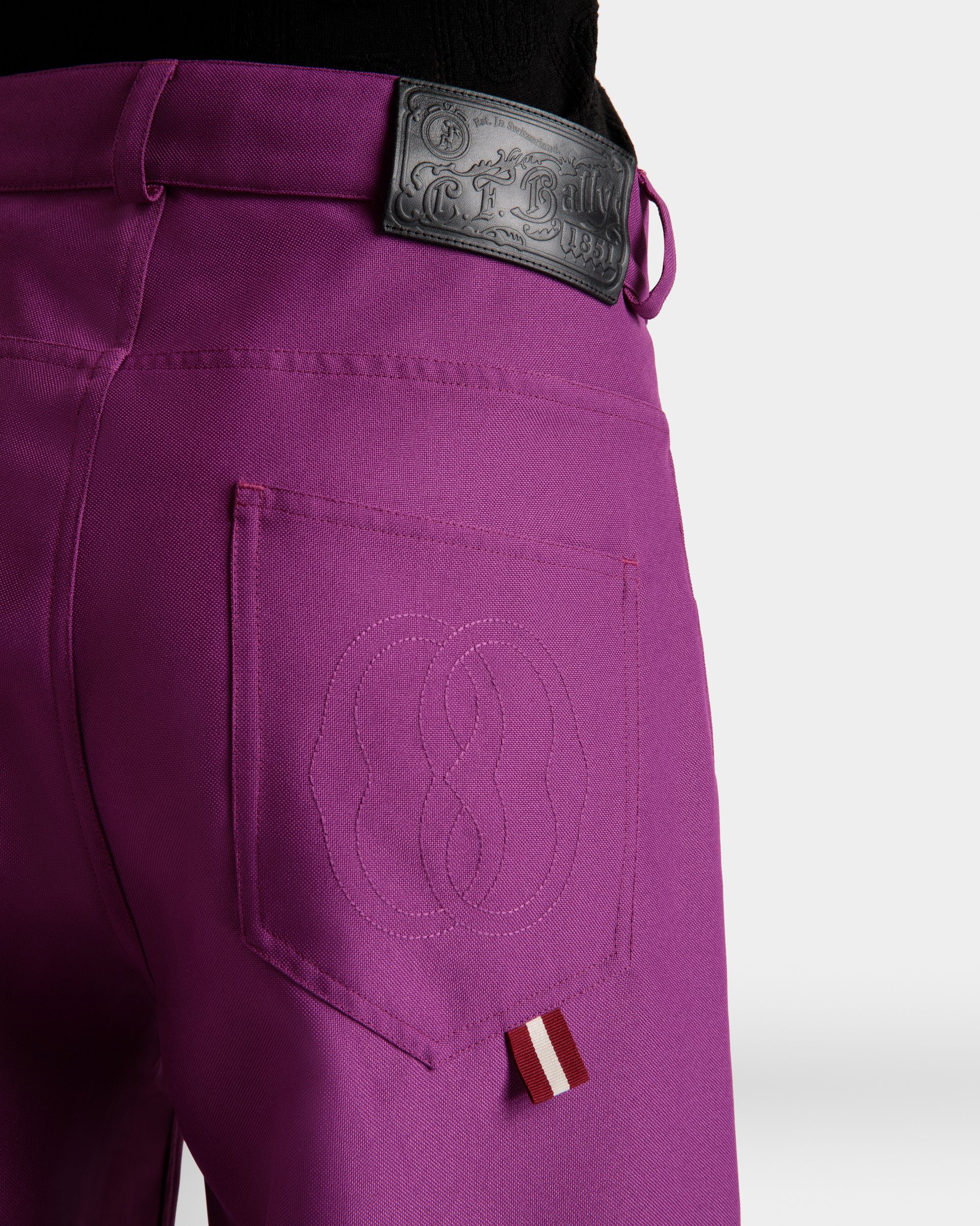 High-Waist-Hose In Rosa - Damen - Bally - 04