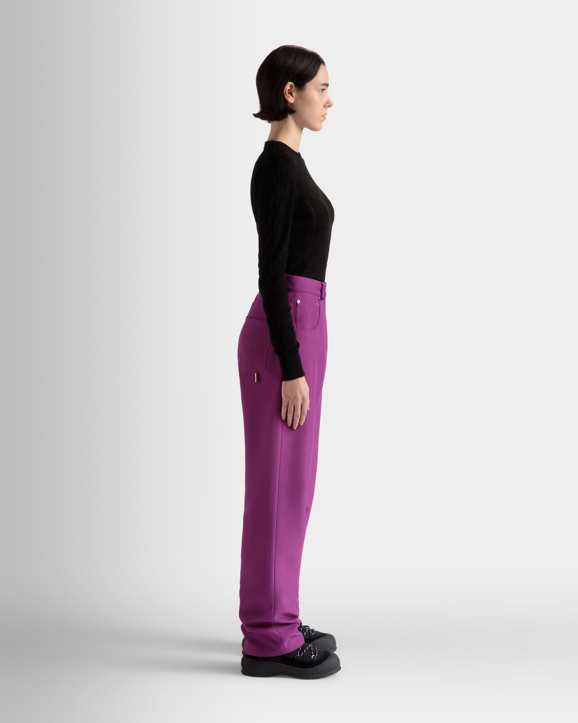 High-Waist-Hose In Rosa - Damen - Bally - 05