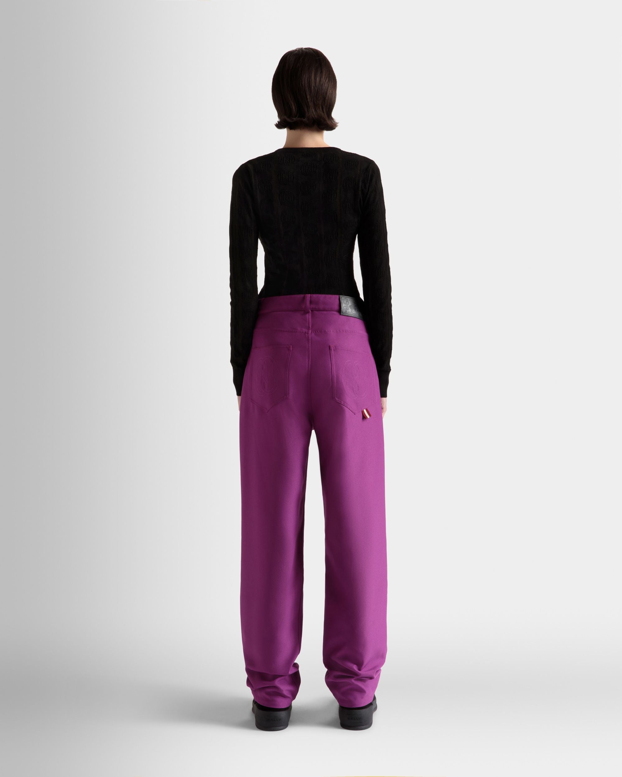 High-Waist-Hose In Rosa - Damen - Bally - 06