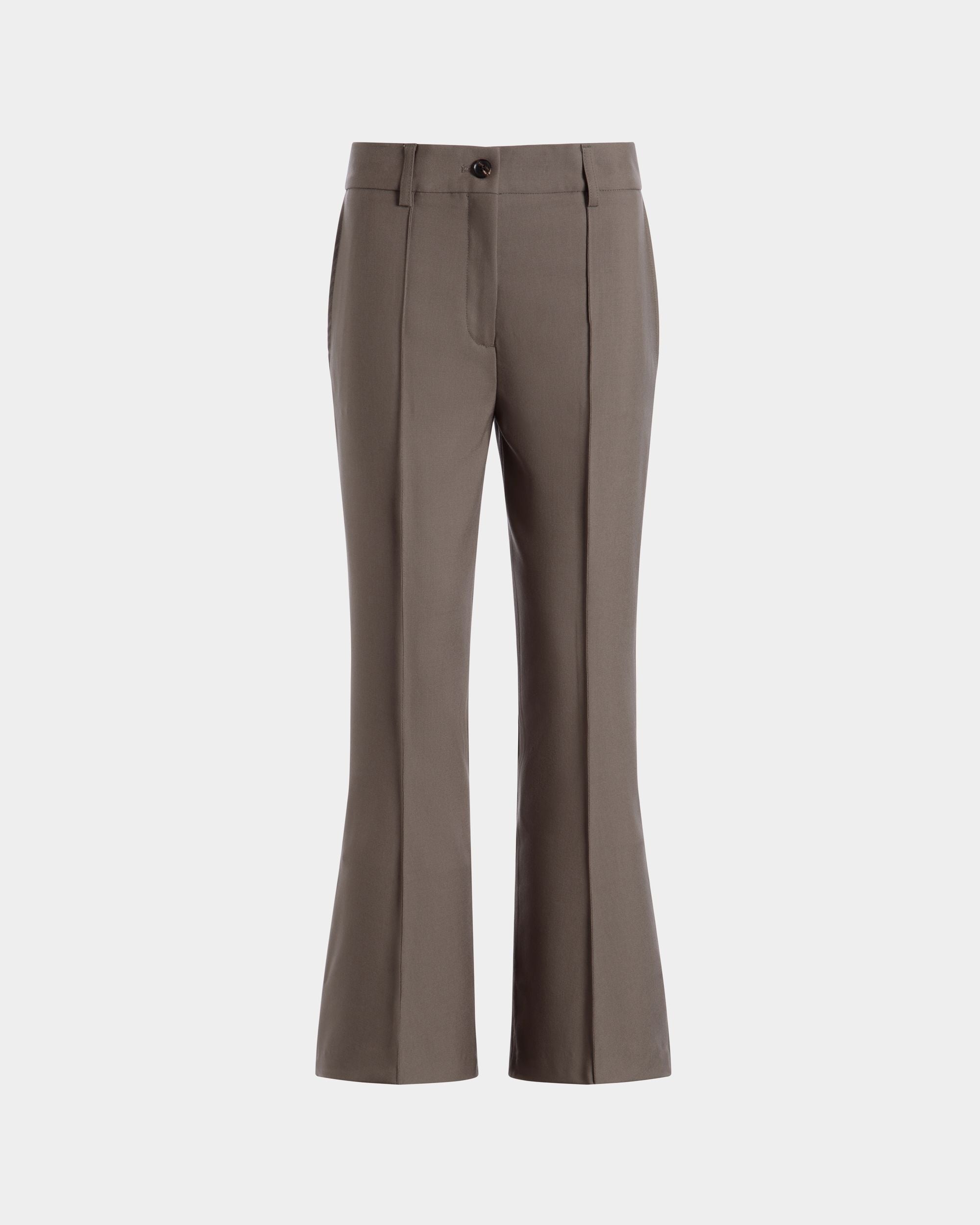 Trousers In Brown Wool - Damen - Bally - 01