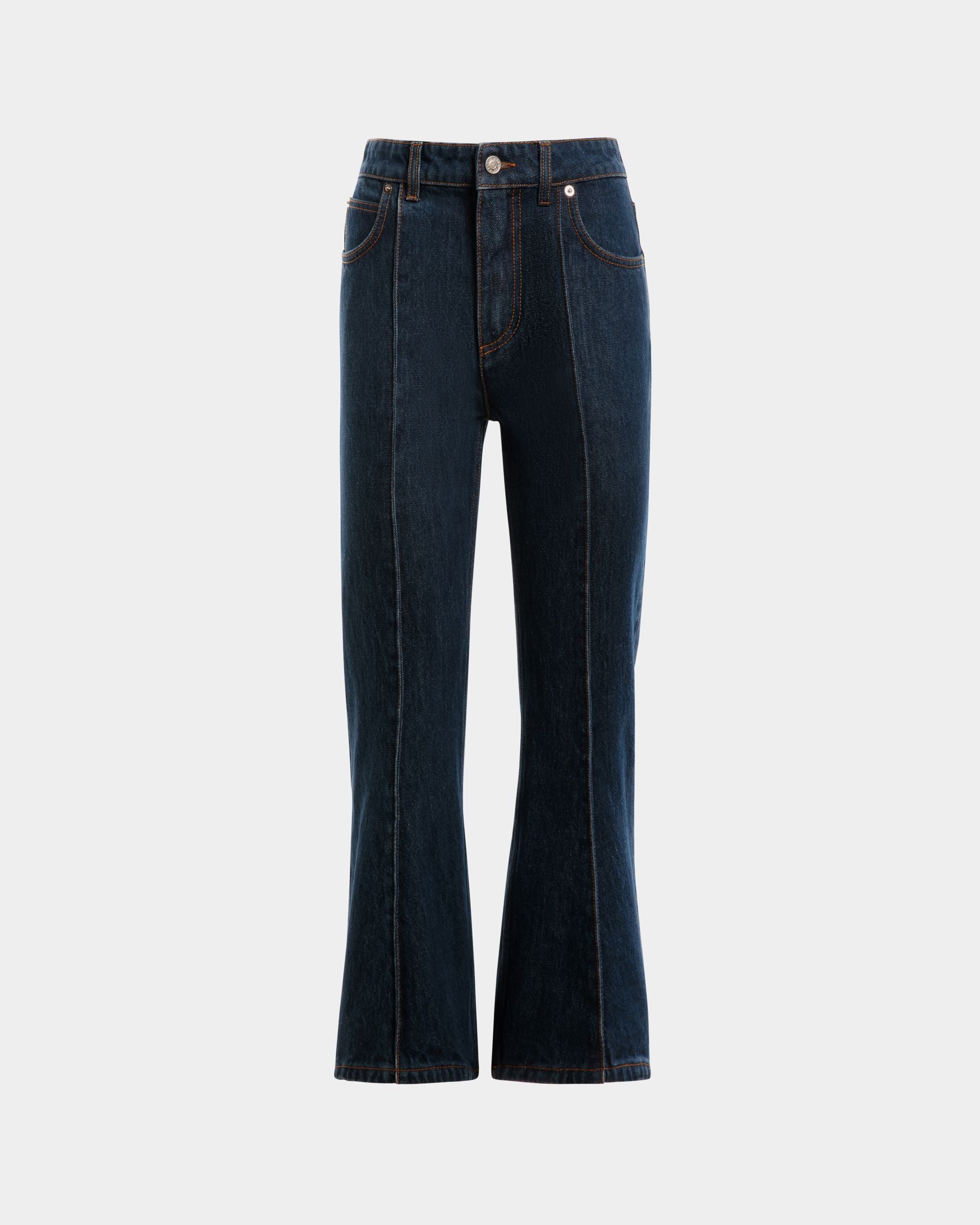 Jeanshose Aus Baumwolle In Navy Blue - Damen - Bally - 01